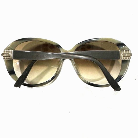 Chloé Sunglasses CL2211 C04 Green Oversized Y2K with Box Pre-Owned - Picture 3 of 10